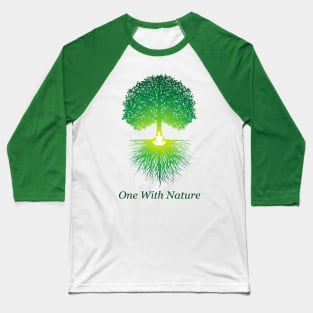 One With Nature Baseball T-Shirt